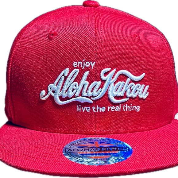 Red Snapback Hat - Picture 1 of 2